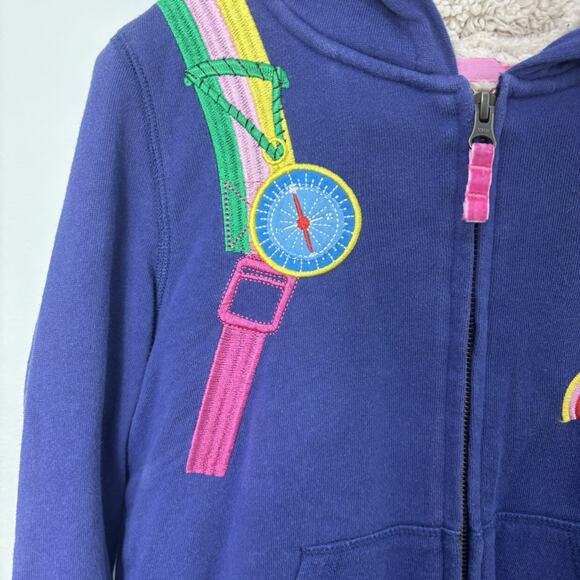 Mini Boden Backpack Sherpa Jacket - Picture 2 of 6